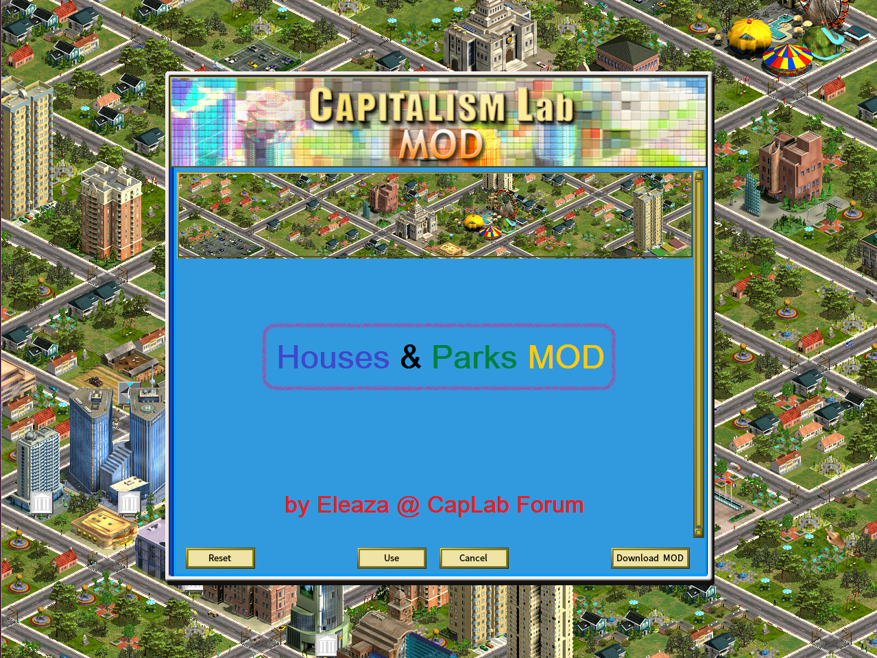 Houses and Parks MOD logo.png