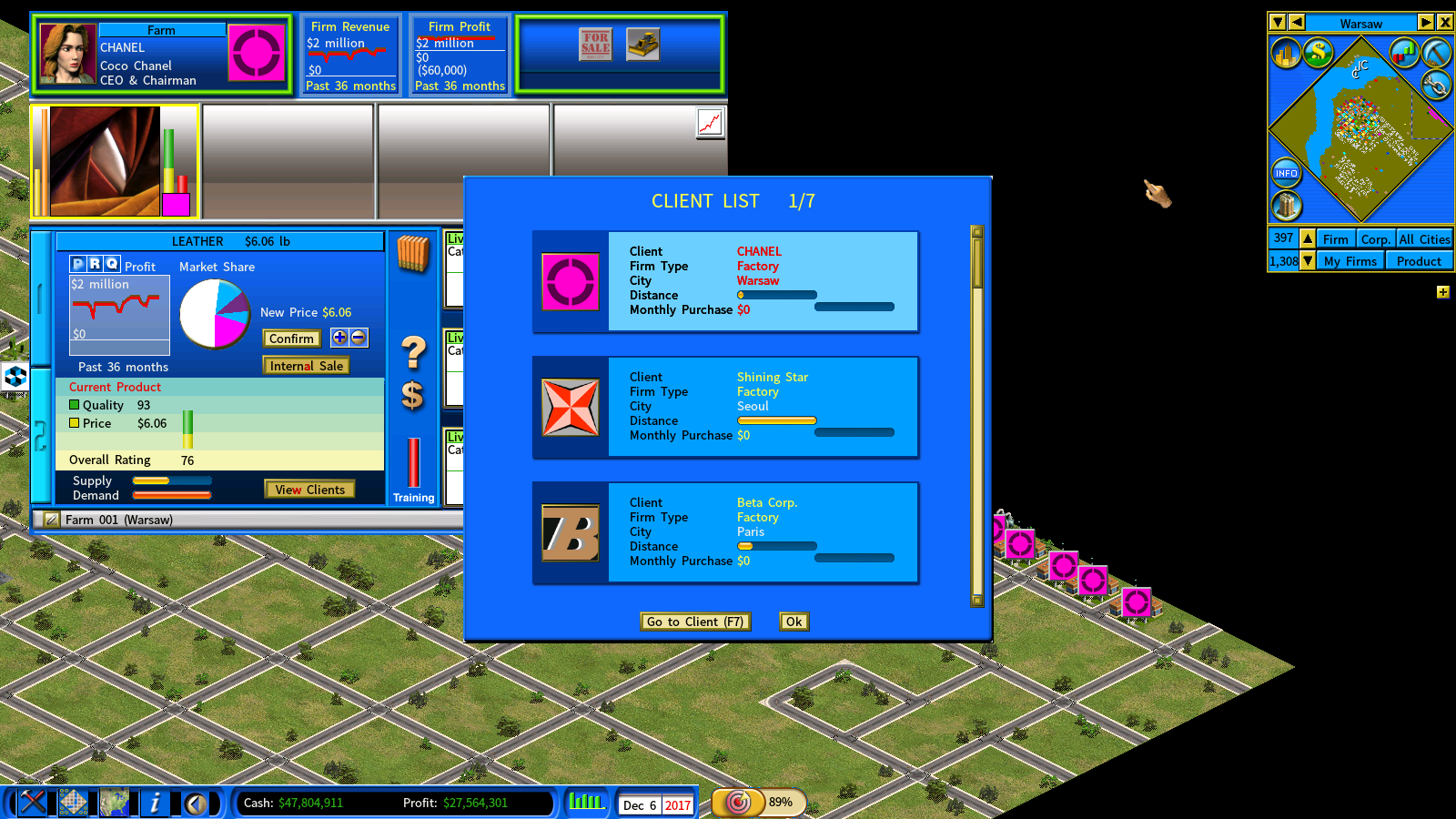 Screenshot of problem.