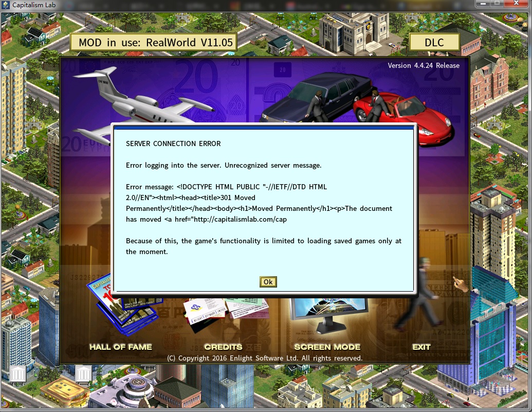 Server Connection Error
