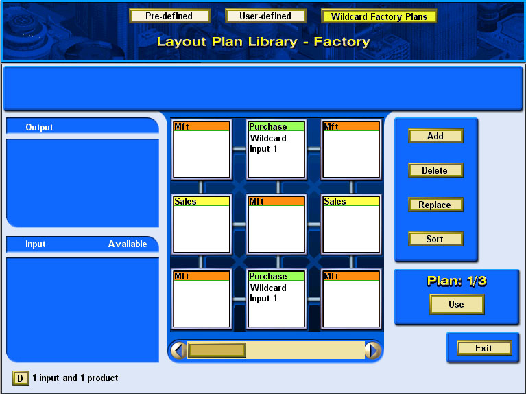 a plan with 1 input