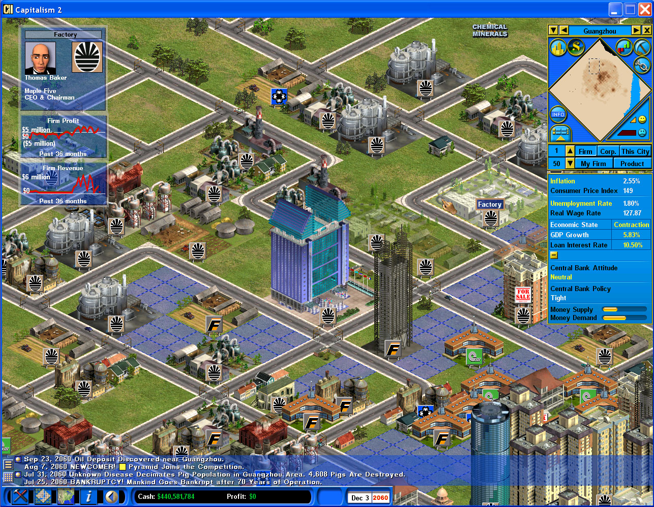 After moving the factories - view of the rural area - the new location of the  factories.