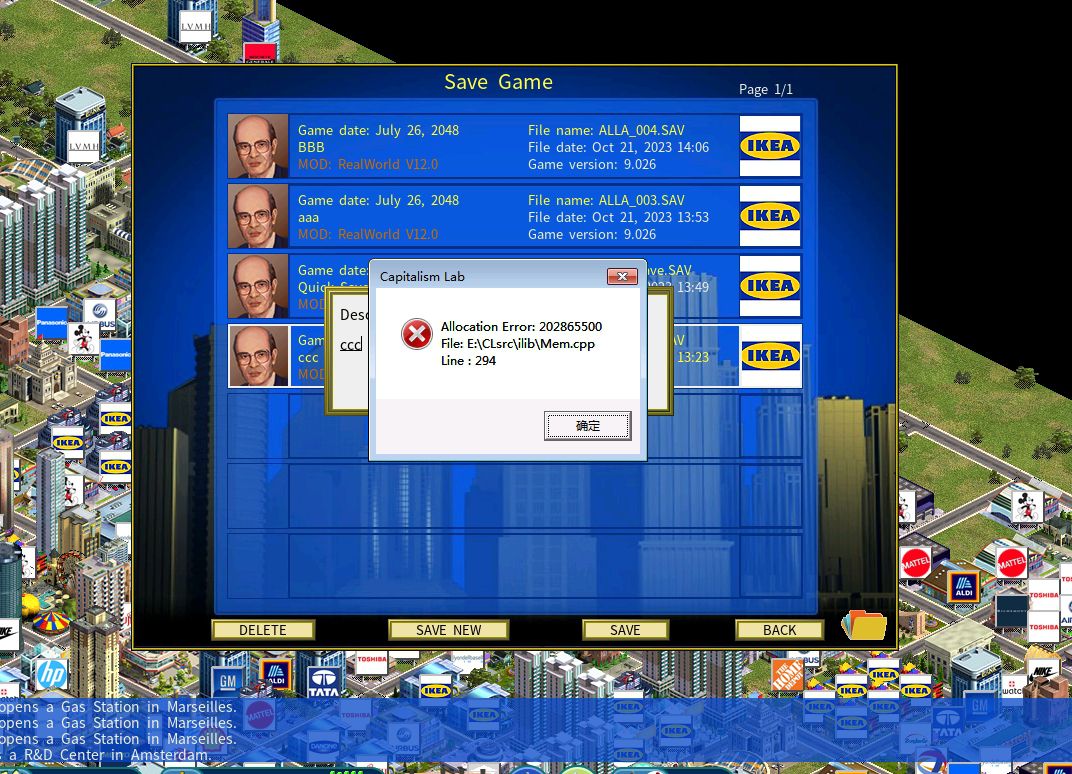 i can't save file