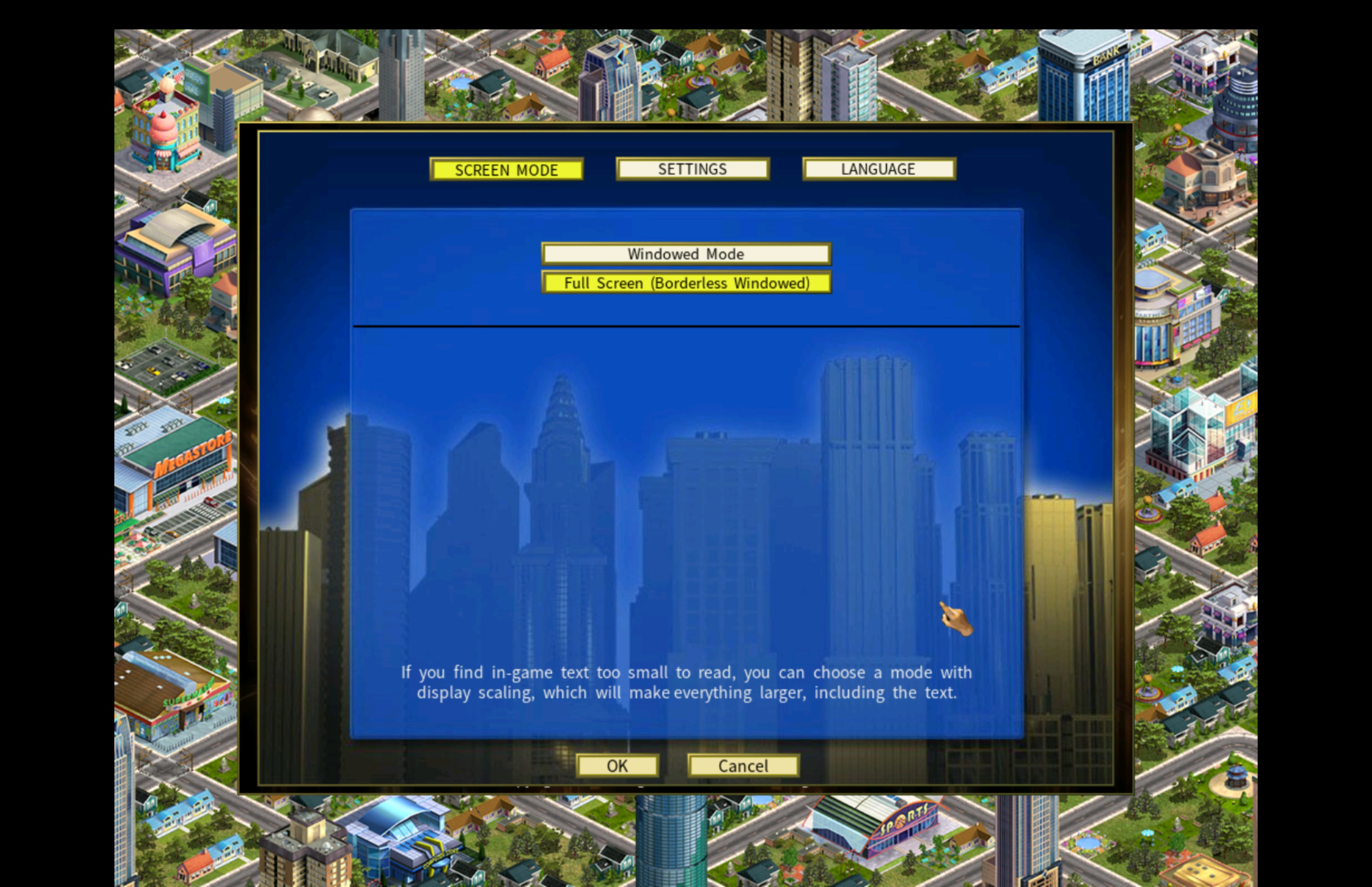 Fullscreen before restarting